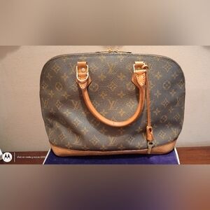Vintage Louis Vuitton Monogrammed Alma Satchel